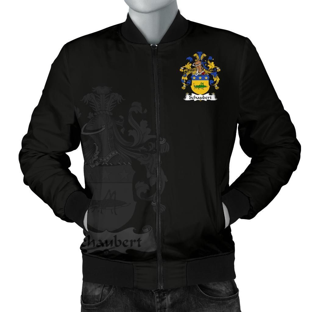 Schaubert Germany Men's Bomber Jacket - German Family Crest A7 Bomber Jacket Schaubert Germany Men's Bomber Jacket - German Family Crest A7 Bomber Jacket