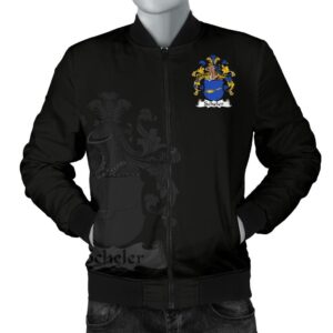 Scheler Germany Men's Bomber Jacket - German Family Crest A7 Bomber Jacket