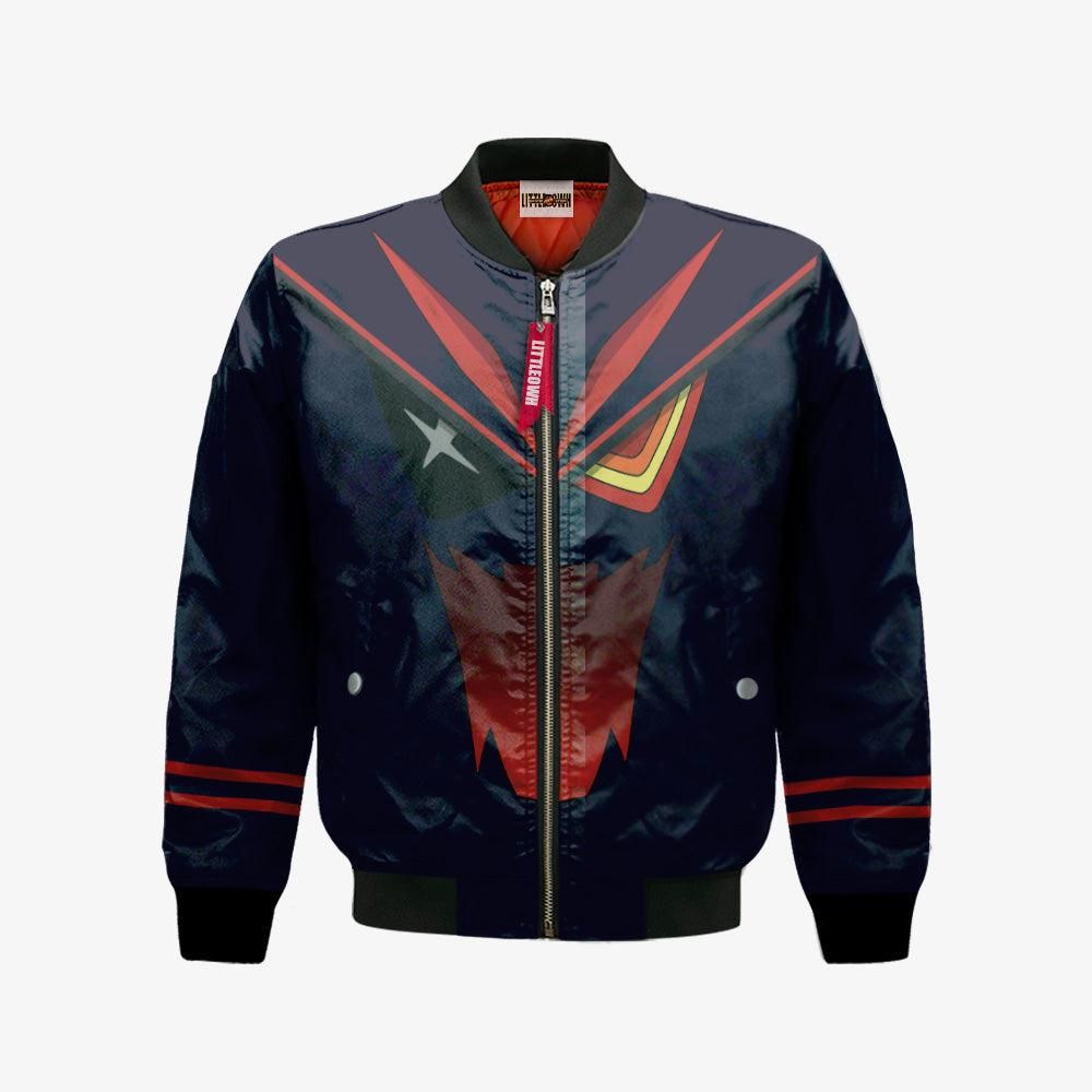 Senketsu Bomber Jacket Custom Kill la Kill Cosplay Costumes Bomber Jacket Senketsu Bomber Jacket Custom Kill la Kill Cosplay Costumes Bomber Jacket