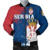 Serbia Men's Bomber Jacket - The Great Serbia (Original) - BN15 Bomber Jacket