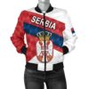 Serbia Women Bomber Jacketporty Style K8 Bomber Jacket