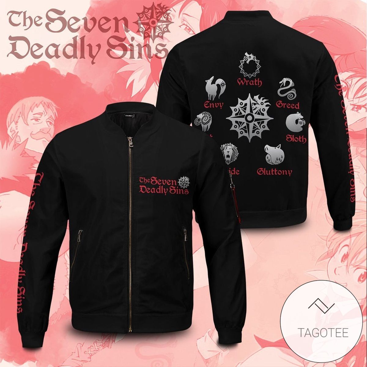 Seven Deadly Sins Bomber Jacket Seven Deadly Sins Bomber Jacket