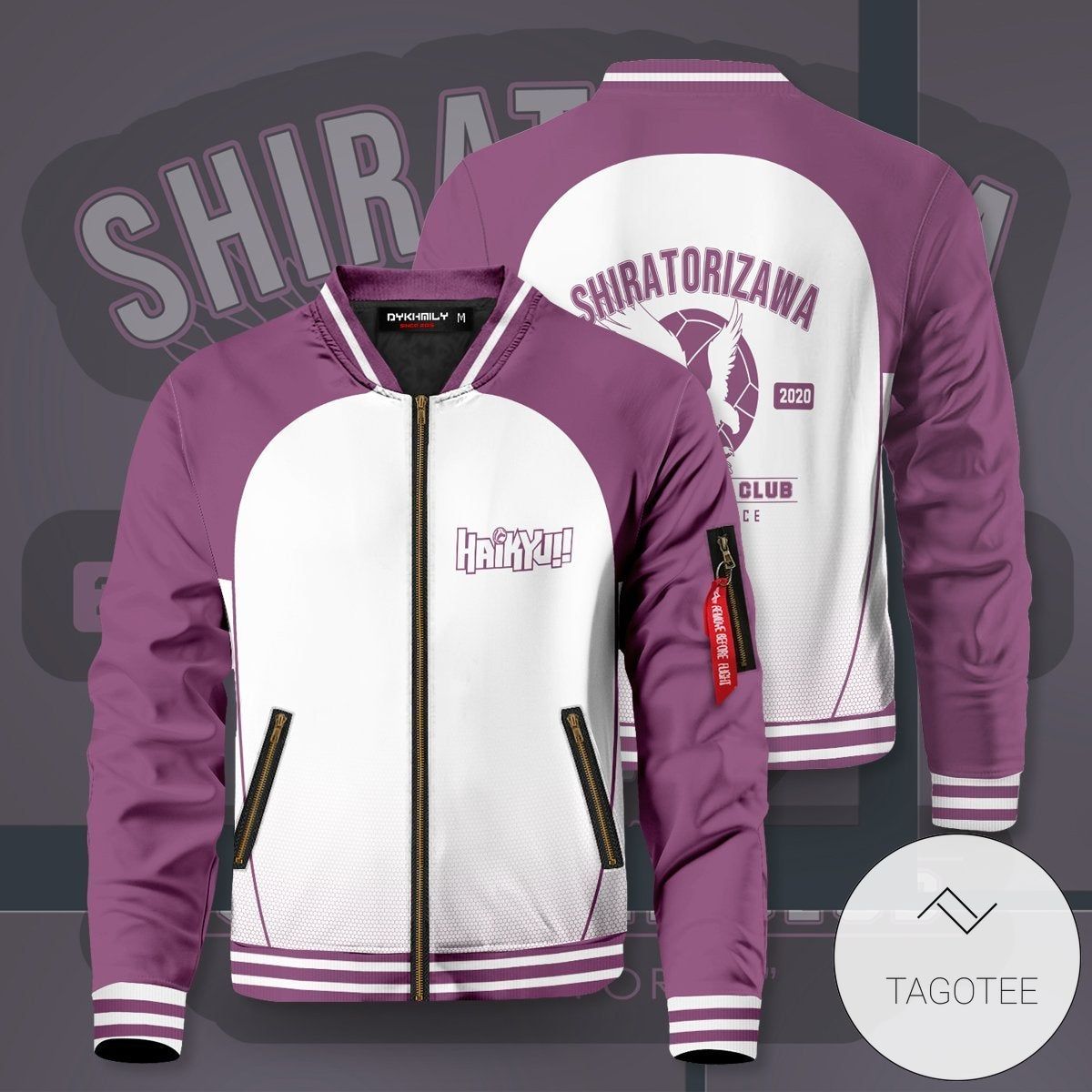 Shiratorizawa Intense Force Bomber Jacket 2 Shiratorizawa Intense Force Bomber Jacket 2
