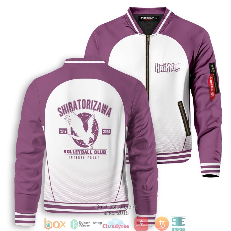 Shiratorizawa Intense Force Bomber Jacket 3 Shiratorizawa Intense Force Bomber Jacket 3