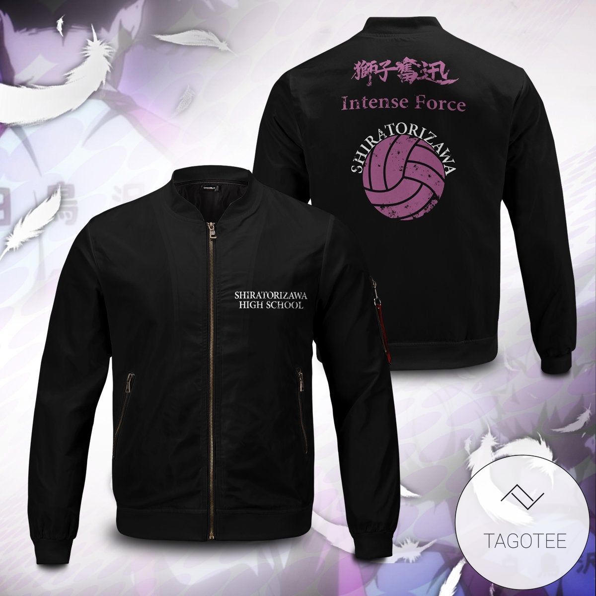 Shiratorizawa Rally Bomber Jacket Shiratorizawa Rally Bomber Jacket