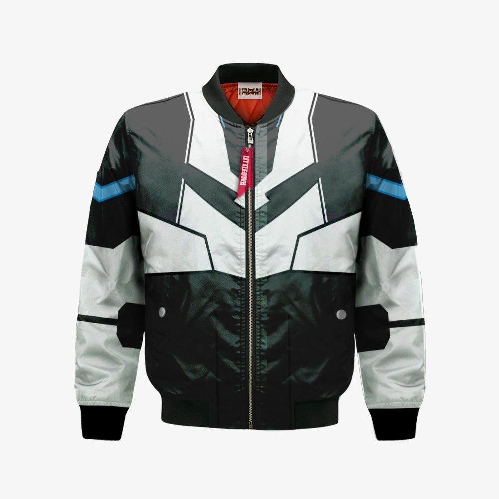 Shiro Bomber Jacket Custom Voltron Legendary Defender Black Cosplay Costumes Bomber Jacket Shiro Bomber Jacket Custom Voltron Legendary Defender Black Cosplay Costumes Bomber Jacket