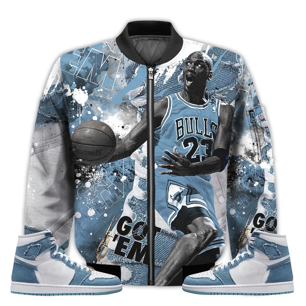 Shirt-To-Go-With-JD-1-High-OG-Denim-Got-Em-Shoes-Goat-Denim-1s-Gifts-Unisex-Matching-3D-Bomber-Jacket-1