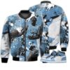 Shirt To Go With JD 1 High OG University Blue - Got Em Shoes Goat - University Blue 1s Gifts Unisex Matching 3D Bomber Jacket