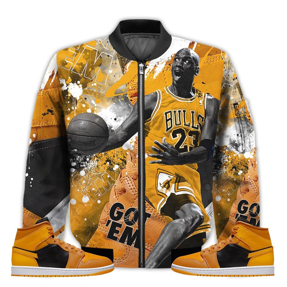 Shirt-To-Go-With-JD-1-Mid-Chutney-Got-Em-Shoes-Goat-Mid-Chutney-1s-Gifts-Unisex-Matching-3D-Bomber-Jacket-1