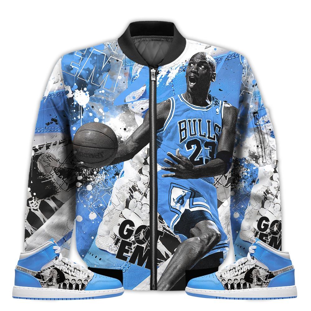 Shirt-To-Go-With-JD-1-Mid-Game-Winner-Got-Em-Shoes-Goat-Mid-Game-Winner-1s-Gifts-Unisex-Matching-3D-Bomber-Jacket-1