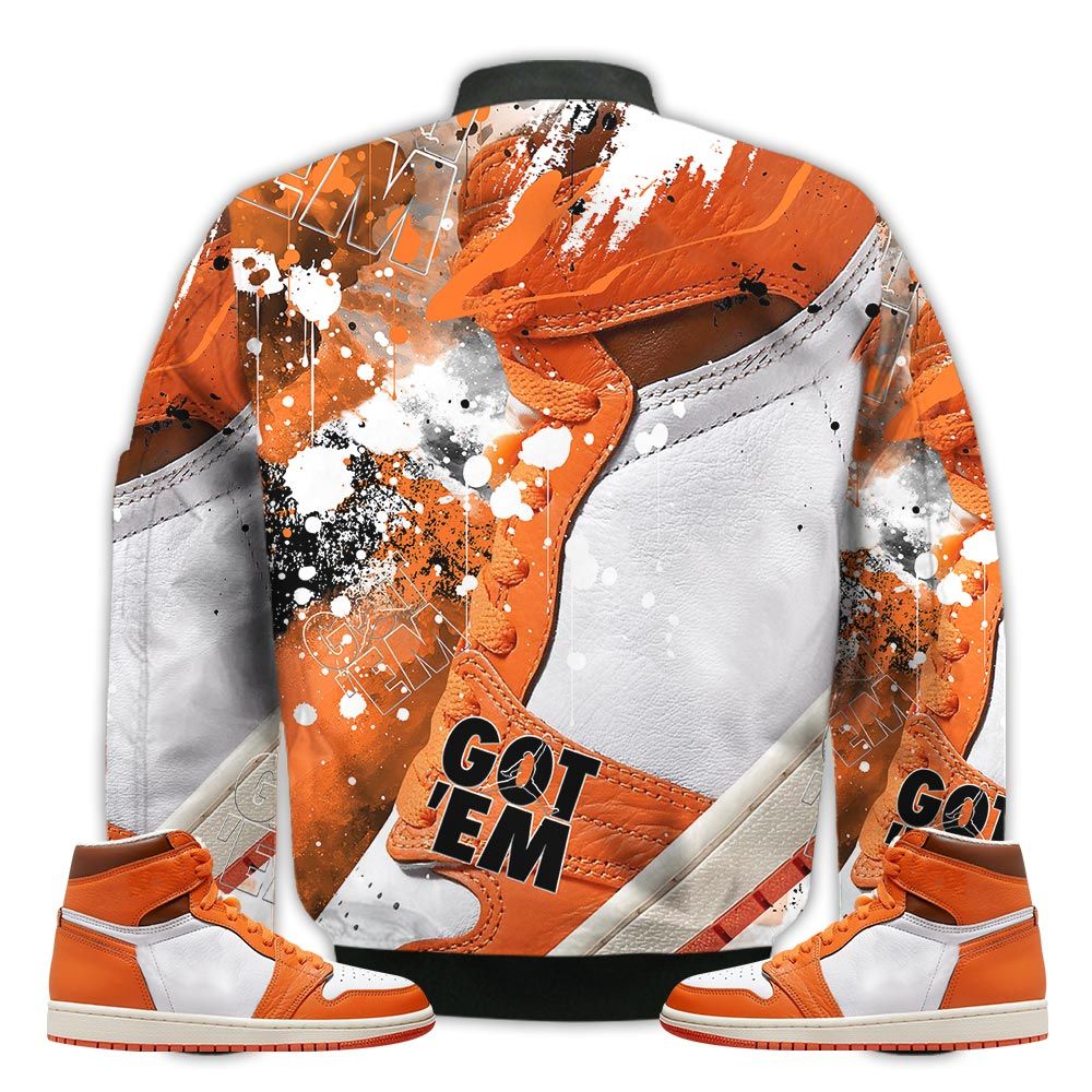Shirt-To-Go-With-JD-1-Retro-High-OG-Starfish-Got-Em-Shoes-Goat-High-OG-Starfish-1s-Gifts-Unisex-Matching-3D-Bomber-Jacket-2