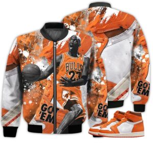 Shirt To Go With JD 1 Retro High OG Starfish - Got Em Shoes Goat - High OG Starfish 1s Gifts Unisex Matching 3D Bomber Jacket