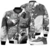 Shirt To Go With JD 12 Retro Stealth - Got Em Shoes Goat - Retro Stealth 12s Gifts Unisex Matching 3D Bomber Jacket