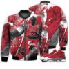 Shirt To Go With JD 13 Retro Red Flint - Got Em Shoes Goat - Red Flint 13s Gifts Unisex Matching 3D Bomber Jacket