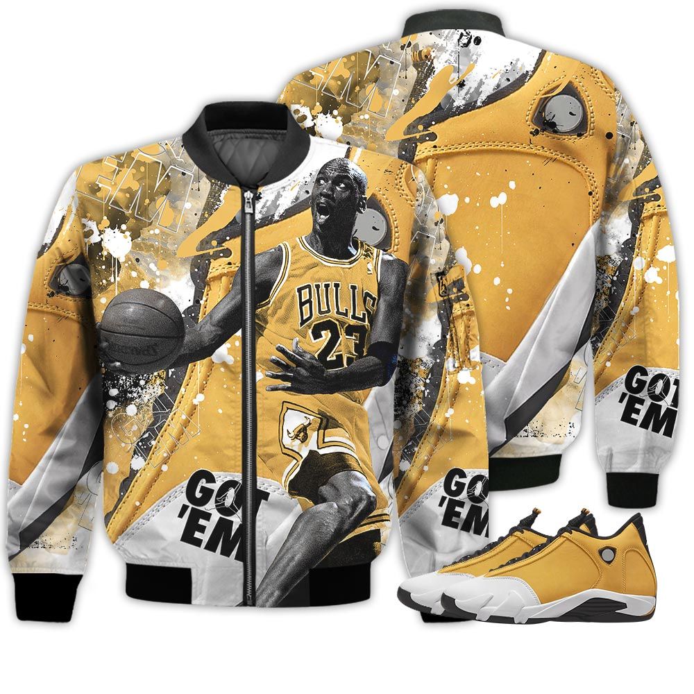 Shirt To Go With JD 14 Retro Light Ginger - Got Em Shoes Goat - Light Ginger 14s Gifts Unisex Matching 3D Bomber Jacket Shirt To Go With JD 14 Retro Light Ginger - Got Em Shoes Goat - Light Ginger 14s Gifts Unisex Matching 3D Bomber Jacket
