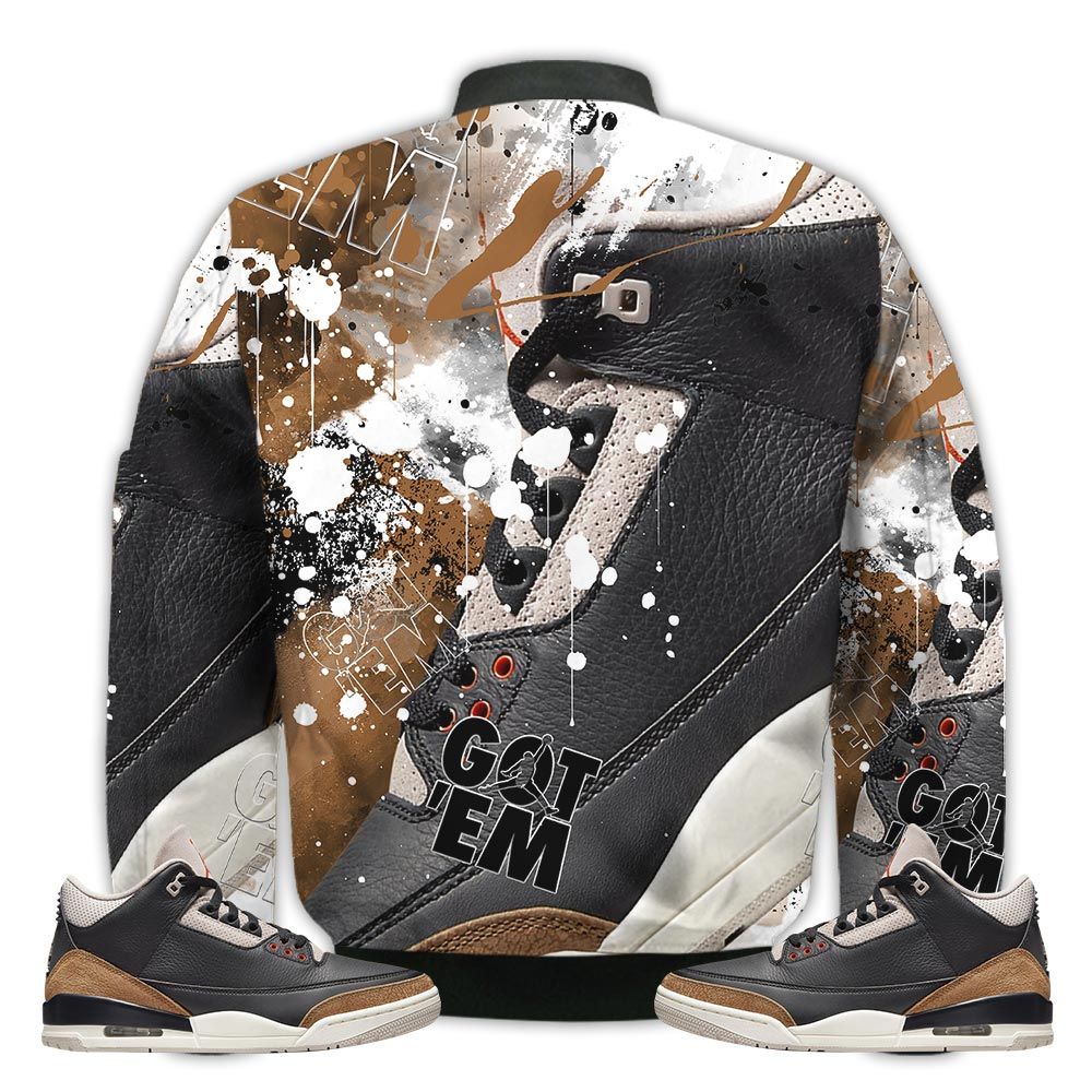 Shirt-To-Go-With-JD-3-Retro-Desert-Elephant-Got-Em-Shoes-Goat-Desert-Elephant-3s-Gifts-Unisex-Matching-3D-Bomber-Jacket-2
