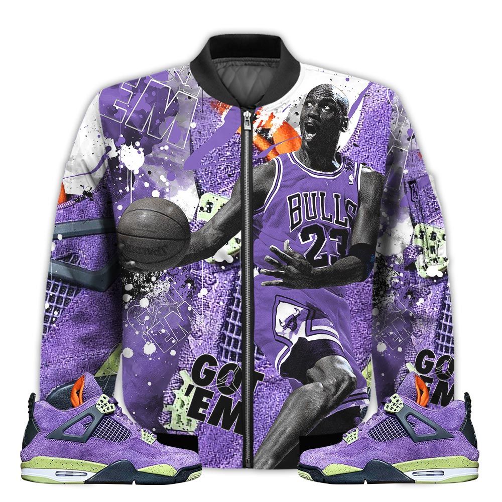 Shirt-To-Go-With-JD-4-Canyon-Purple-Got-Em-Shoes-Goat-Canyon-Purple-4s-Gifts-Unisex-Matching-3D-Bomber-Jacket-1
