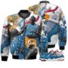 Shirt To Go With JD 4 GS Messy Room - Got Em Shoes Goat - Messy Room 4s Gifts Unisex Matching 3D Bomber Jacket