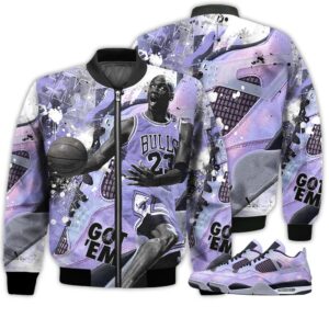 Shirt To Go With JD 4 Retro Zen Master - Got Em Shoes Goat - Zen Master 4s Gifts Unisex Matching 3D Bomber Jacket