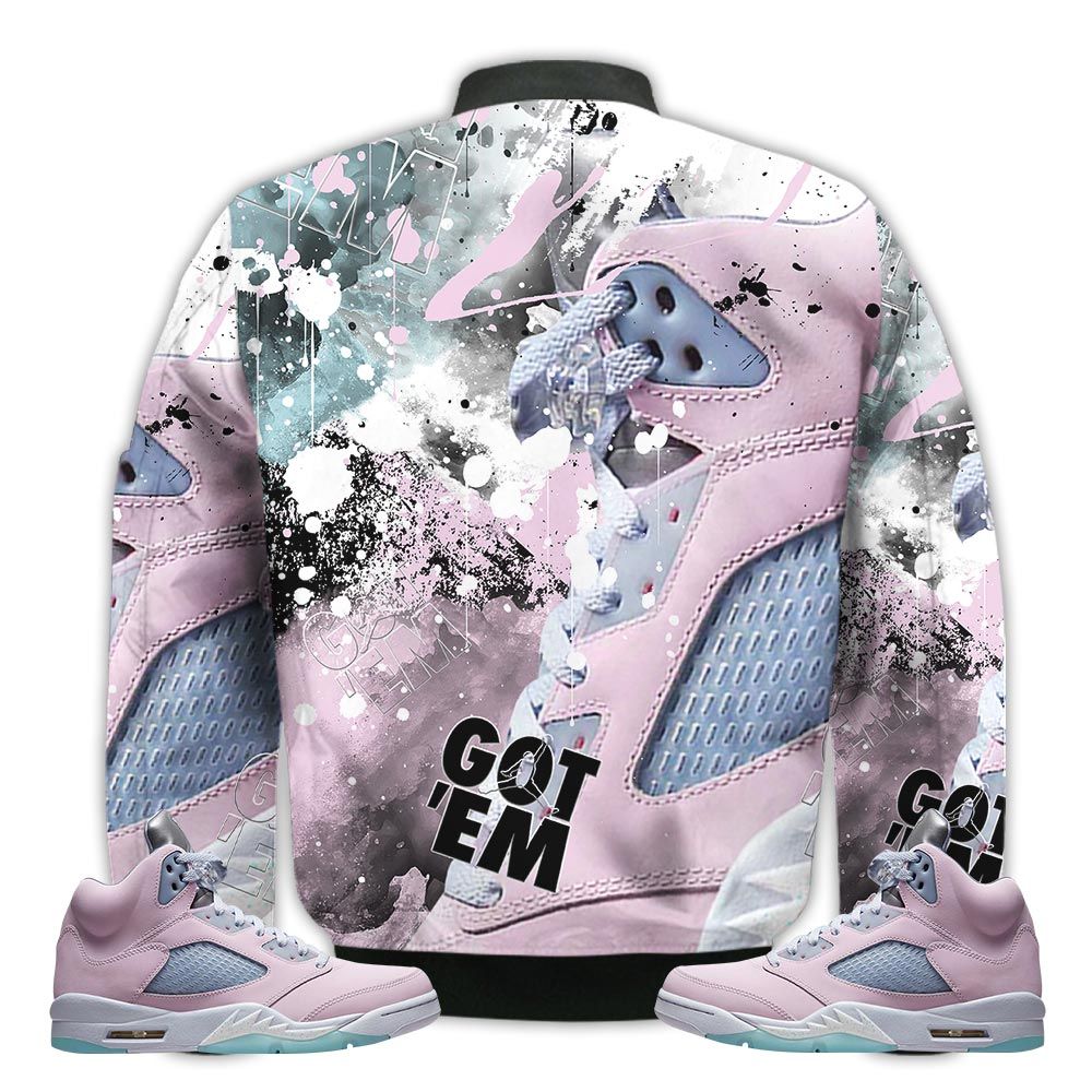 Shirt-To-Go-With-JD-5-Retro-Easter-Got-Em-Shoes-Goat-Easter-5s-Gifts-Unisex-Matching-3D-Bomber-Jacket-2