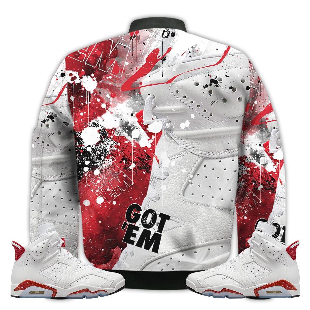 Shirt-To-Go-With-JD-6-Red-Oreo-Got-Em-Shoes-Goat-Red-Oreo-6s-Gifts-Unisex-Matching-3D-Bomber-Jacket-2