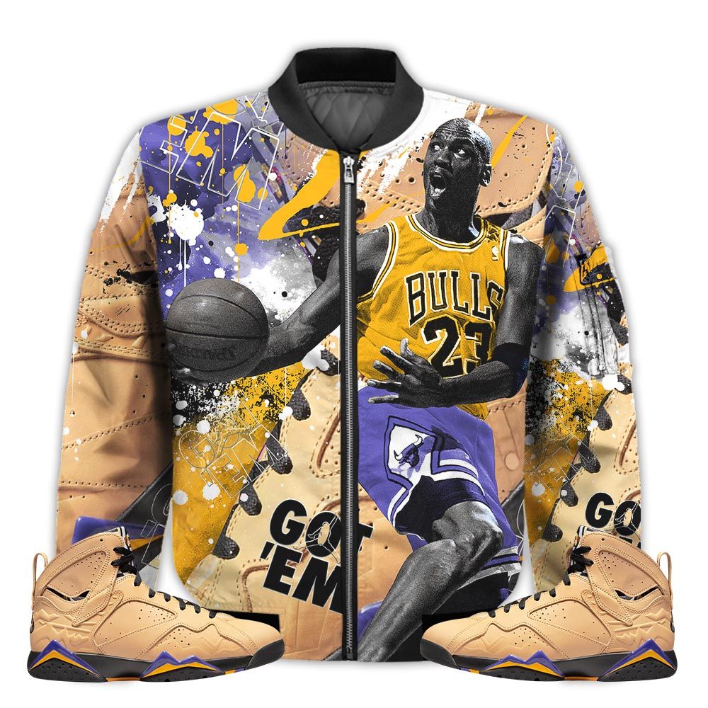 Shirt-To-Go-With-JD-7-SE-Afrobeats-Got-Em-Shoes-Goat-Afrobeats-7s-Gifts-Unisex-Matching-3D-Bomber-Jacket-1
