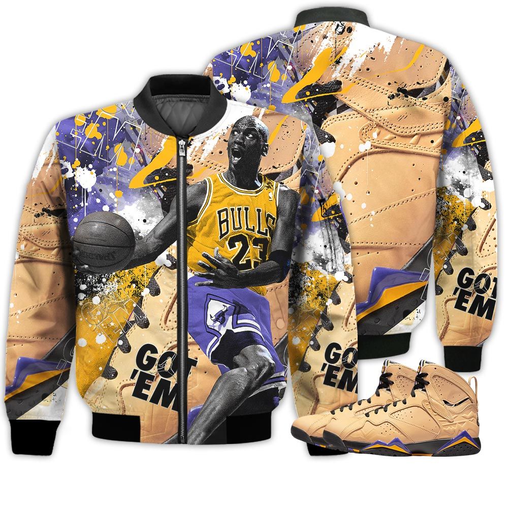 Shirt To Go With JD 7 SE Afrobeats - Got Em Shoes Goat - Afrobeats 7s Gifts Unisex Matching 3D Bomber Jacket Shirt To Go With JD 7 SE Afrobeats - Got Em Shoes Goat - Afrobeats 7s Gifts Unisex Matching 3D Bomber Jacket