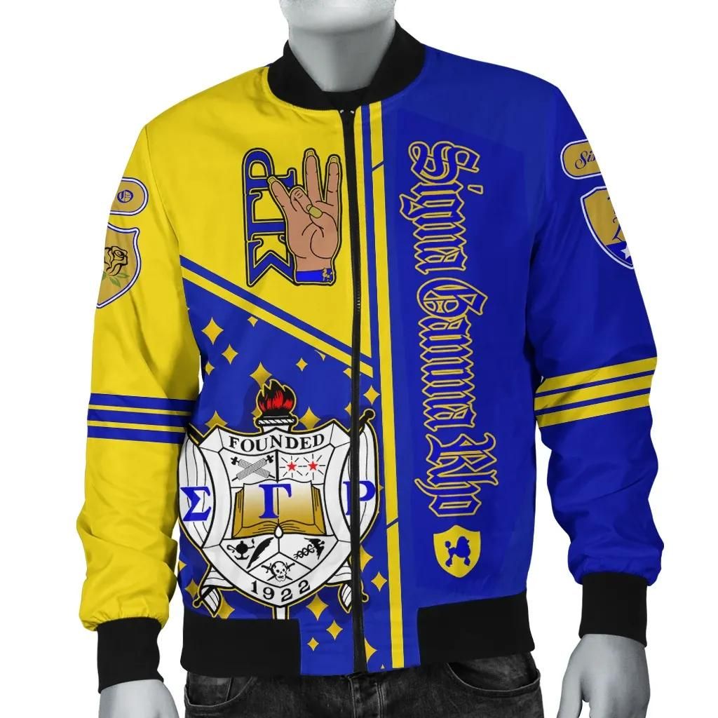 Sigma Gamma Rho Hand Sign Bomber Jacket A31 Bomber Jacket Sigma Gamma Rho Hand Sign Bomber Jacket A31 Bomber Jacket