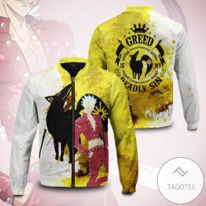 Sin Of Greed Bomber Jacket