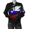 Slovenia In Me Women's Bomber Jacket - Special Grunge Style A31 Bomber Jacket
