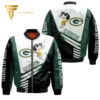 Snoopy Green Bay Packers Full Print Bomber Jacket