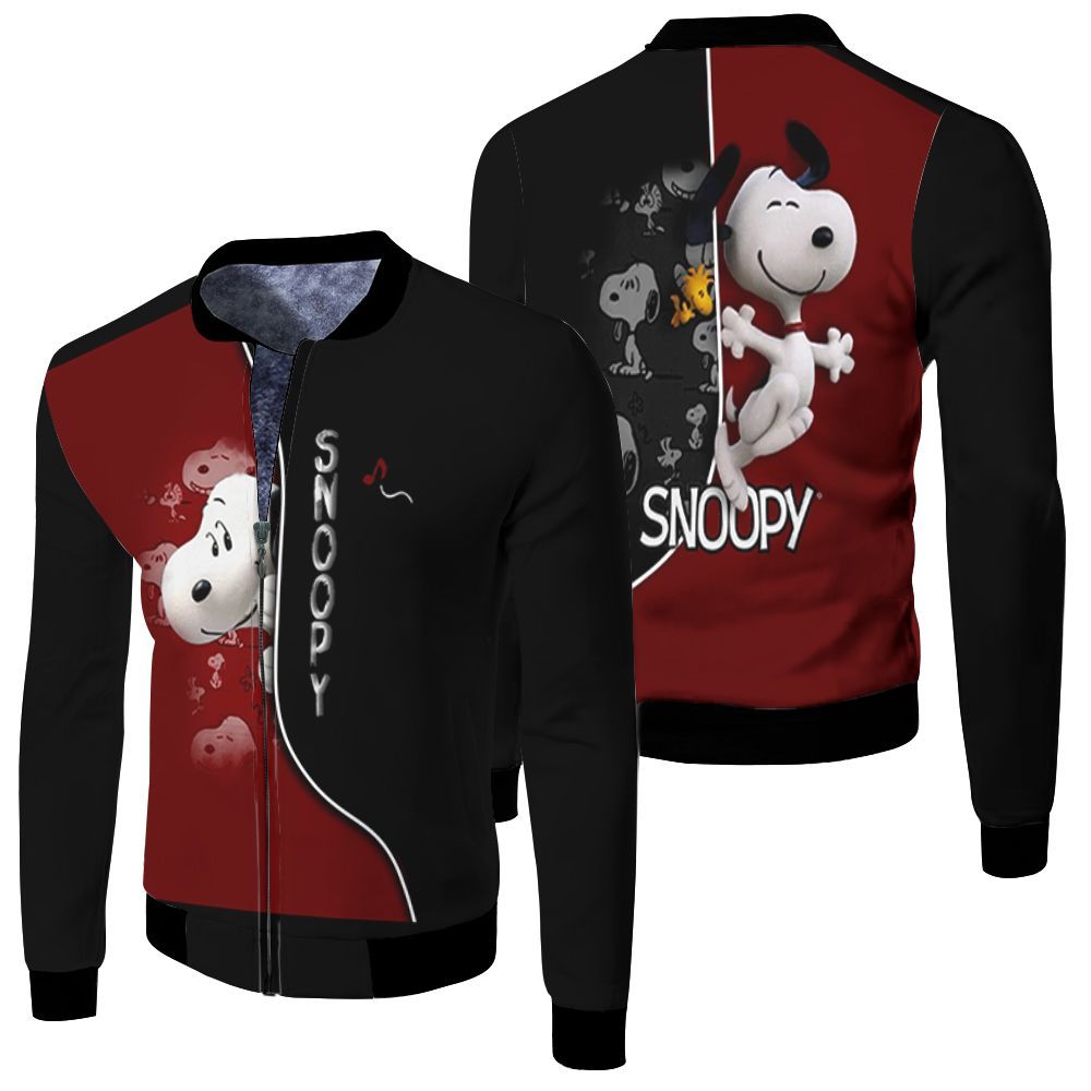 Snoopy Woodstock 3D Bomber Jacket Snoopy Woodstock 3D Bomber Jacket