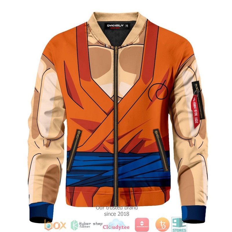 Son Goku Buff Bomber Jacket Son Goku Buff Bomber Jacket