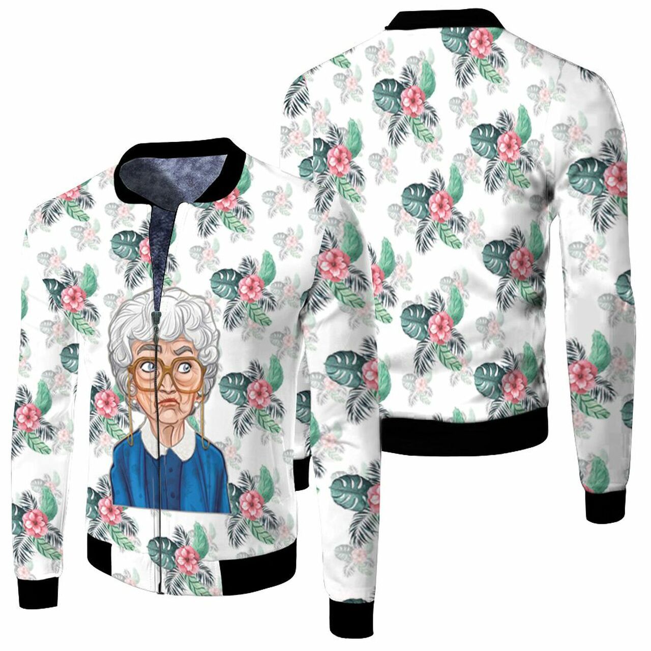 Sophia Petrillo The Golden Girls Flowers For Fan T-Shirt 3D T Shirt Hoodie Sweater Bomber Jacket Model 5427 Bomber Jacket Sophia Petrillo The Golden Girls Flowers For Fan T-Shirt 3D T Shirt Hoodie Sweater Bomber Jacket Model 5427 Bomber Jacket