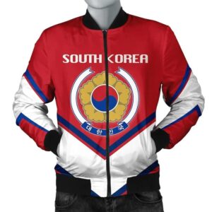 South Korea Coat Of Arms Men Bomber Jacket Lucian Style J5W Bomber Jacket