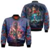 Spider Man No Way Home Colab of Multiveres Superheroes 3D Designed Allover Gift For Spider Man Fans Bomber Jacket