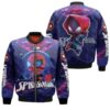 Spider Man No Way Home High School Student Superhero Saving Multiverse 3D Designed Allover Gift For Spider Man Fans Bomber Jacket