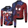 Spider Man No Way Home Spider Man Chibi Spider Logo Red Superhero 3D Designed Allover Gift For Spider Man Fans Bomber Jacket
