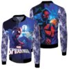 Spider Man No Way Home The Night Sky The Friendly Neighbor Spider Man 3D Designed Allover Gift For Spider Man Fans Bomber Jacket