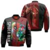 Spider Man No Way Home Three Heroes Saving The World Superhero 3D Designed Allover Gift For Spider Man Fans Bomber Jacket