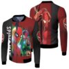 Spider Man No Way Home Three Heroes Saving The World Superhero 3D Designed Allover Gift For Spider Man Fans Bomber Jacket