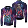 Spider Man No Way Home Three Spider Men Fighting Sinister Six 3D Designed Allover Gift For Spider Man Fans Bomber Jacket