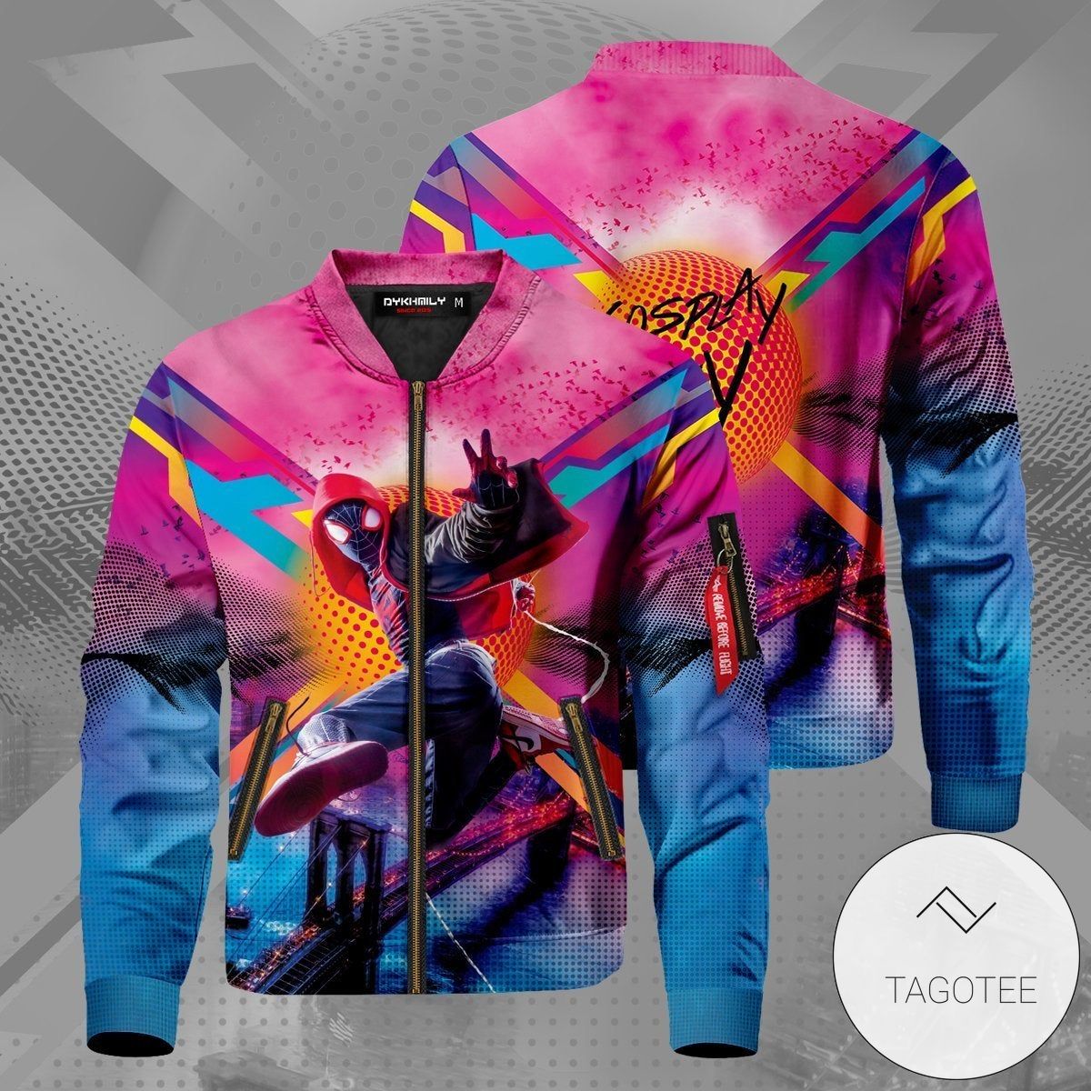 Spidey Miles Signed Bomber Jacket Spidey Miles Signed Bomber Jacket