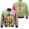 Squid Game Scary Doll Red Light Green Light Guards Stairs K Drama Series Survival Squid Game gift for Squid Game lovers Bomber Jacket