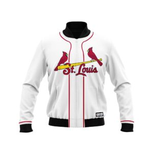 St Louis Cardinals Custom Name And Number Bomber Jacket