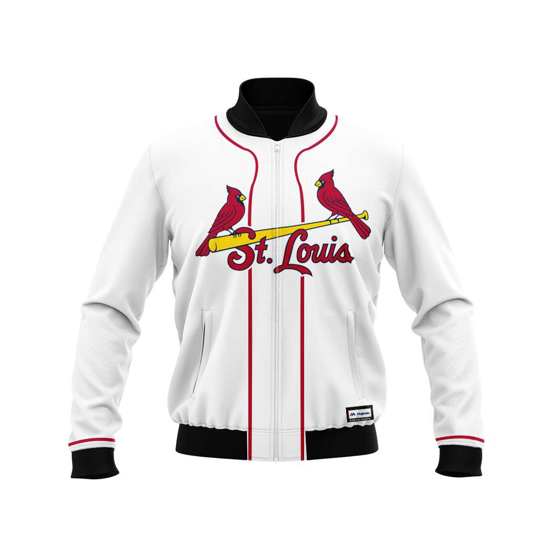 St Louis Cardinals Custom Name And Number Bomber Jacket St Louis Cardinals Custom Name And Number Bomber Jacket