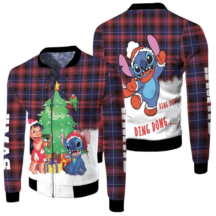 Stitch Christmas Merry Christmas Ding Dong Lilo Taking Photo 3D Designed Allover Gift For Stitch Fans Christmas Fans Bomber Jacket Stitch Christmas Merry Christmas Ding Dong Lilo Taking Photo 3D Designed Allover Gift For Stitch Fans Christmas Fans Bomber Jacket
