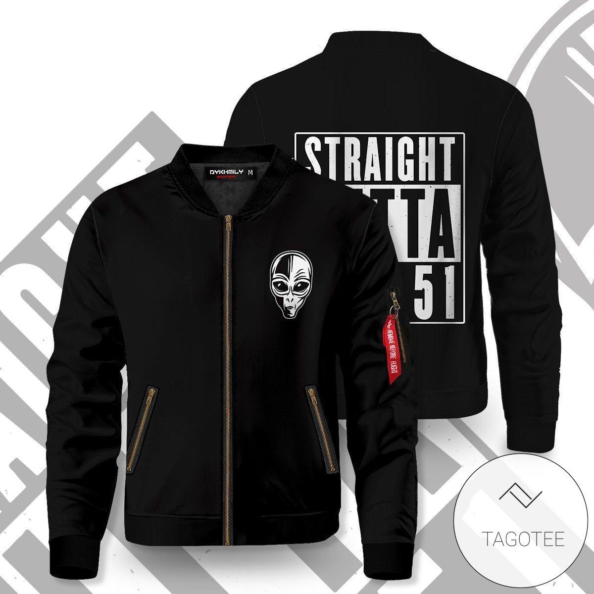 Straight Outta Area 51 Bomber Jacket 2 Straight Outta Area 51 Bomber Jacket 2