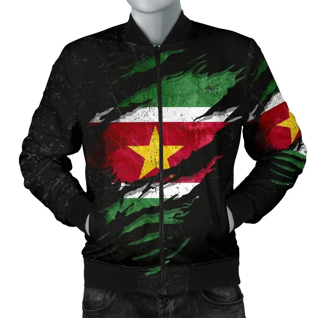 Suriname In Me Men's Bomber Jacket - Special Grunge Style A31 Bomber Jacket Suriname In Me Men's Bomber Jacket - Special Grunge Style A31 Bomber Jacket