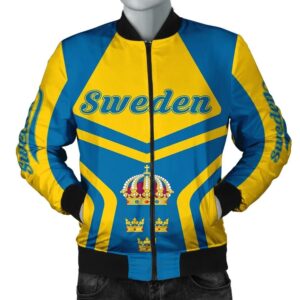 Sweden Coat Of Arms Men Bomber Jacket My Style J75 Bomber Jacket